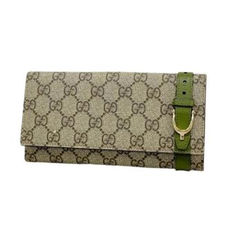Gucci Pre-owned Wallets, female, Multicolor, Size: ONE SIZE Pre-owned Long wallet (bi-fold)