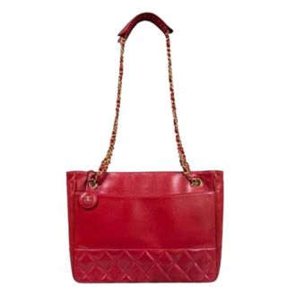Chanel Pre-owned Vintage Shoulder Bag - Dames - Pre-owned - Rood - Maat: ONE Size Leer