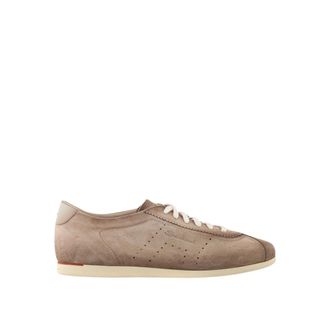 Santoni Schoenen, Dames, Beige, 38 1/2 EU, Leer, Yorker Sneakers