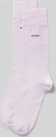 HUGO BOSS Socken aus Baumwoll-Mix in Flieder, Gr&ouml;&szlig;e 39-42