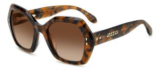 Isabel Marant Brown Shaded Geometric Ladies Sunglasses IM 0107/G/S 0WR9/HA 53