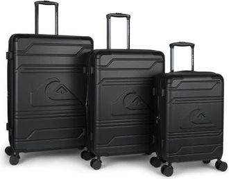 Quiksilver Rincon Suitcases PC Hardside Expandable Luggage with Spinner Wheels, 3-Piece Set in Black at Nordstrom