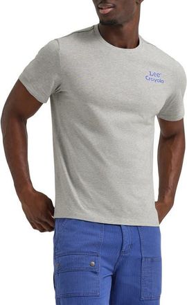 Lee x Crayola Graphic T-Shirt in Heather Grey at Nordstrom, Size Xx-Large