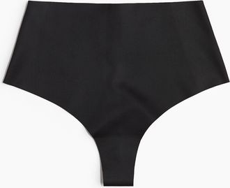 H&M Brasil Slip aus Mikrofaser Medium Shape - Schwarz