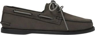 Scarosso Morgan Bootschoenen - Heren - Bootschoenen - Grijs - 46 EU - Leer - Schoenen