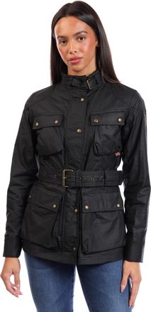 Belstaff Womens Trailmaster Jacket in Black Cotton - Size 16 UK
