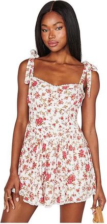 Show me your Mumu Regal Romper Womens Dress Southern Roses : SM, Cotton/Rayon