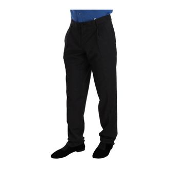 Dolce & Gabbana Ventanni Dressbroek - Heren - Broeken - Grijs - Maat: 2XL Wol