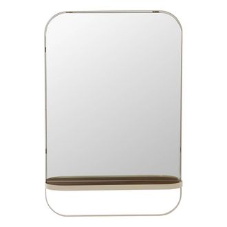 5five Simply Smart Espejo Argileo Rectangular De 40 X 60 Cm, Color Beige - 5five