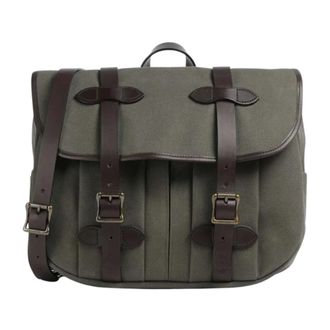 Filson Backpacks, male, Green, Size: ONE SIZE Medium Rugged Twill Duffle Bag