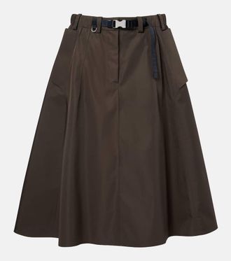 Prada Gonna midi con cintura