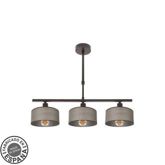 Fabrilamp Lampara Gilda 3xe14 Marron Regx55x14 Cm
