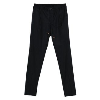 Incotex Pantaloni Nero-Uomo