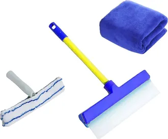 OEM Juego De Limpiacristales De Silicona Reutilizables - Azul