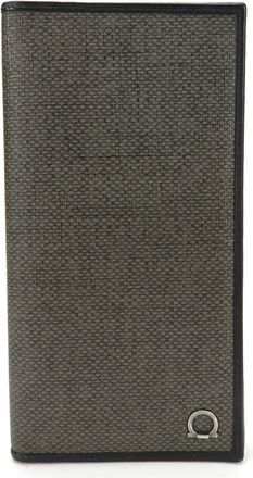 Ferragamo Gancini Pvc Leather Long Wallet (Bi-Fold) (Pre-Owned)
