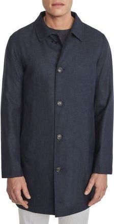 Jack Victor Hans Wool Raincoat in Navy at Nordstrom Rack, Size 40