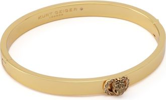 Kurt Geiger Chelsea Eagle Head Hinge Bangle in Gold at Nordstrom