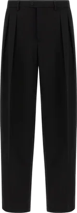 Dolce & Gabbana Black Virgin Wool Dress Mens Pants