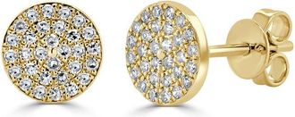 Sabrina Designs 14K 0.18 Ct. Tw. Diamond Disc Studs