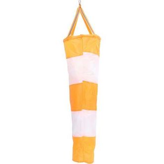 OEM Manga De Viento De Poli&eacute;ster Naranja Fluorescente De 80 Cm Para Uso En Aeropuertos Y Exteriores, Medici&oacute;n De La Direcci&oacute;n Del Viento