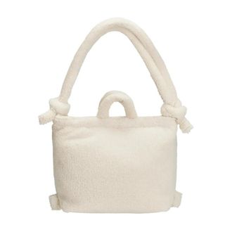 &Ouml;lend Ona Sherpa Bag - Dames - Handtassen - Beige - ONE Size - Polyester - Tassen