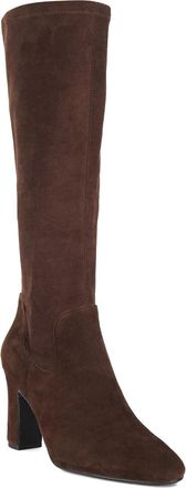 Dune London Ladies SIMPLE Block-Heel Knee-High Boots Size UK 4 Knee High Boots