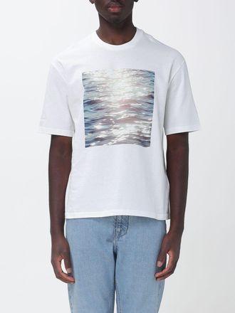 Jil Sander T-shirt in cotone con stampa grafica