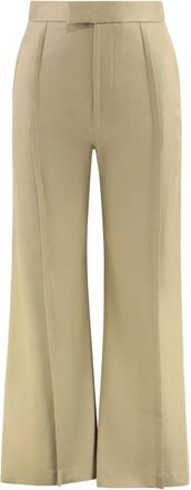 Vivienne Westwood Broeken - Dames - Wijde Broeken - Beige - M - Broeken
