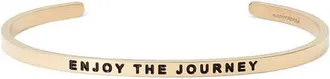 Mantraband Enjoy the Journey bracelet in Yellow Gold at Nordstrom