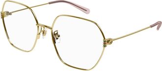 Gucci Brillen - Dames - Brillen - Geel - 59 MM - Accessoires