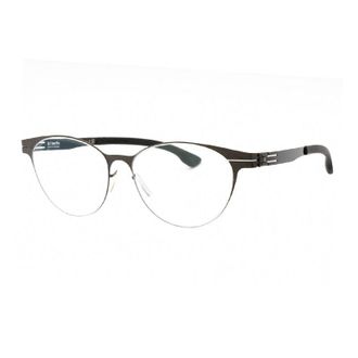 Ic! Berlin Metal Oval Full Rim Eyeglasses - Gray