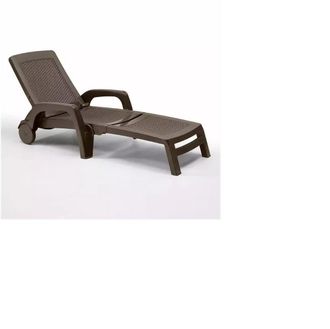 OEM Gosh Miami Chaise Longue Marr&oacute;n Respaldo Ajustable 4 Niveles