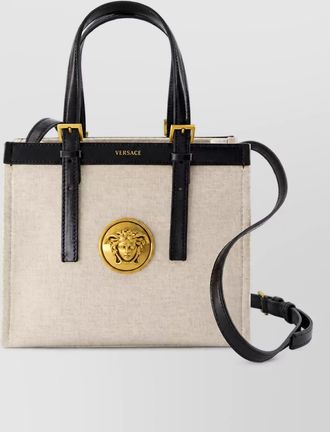 Versace la medusa mini leather clutch bag