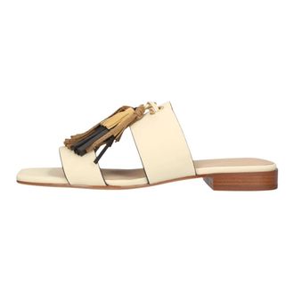 Stefano Lauran St2650 Slingbacks - Dames - Schoenen - Beige - Maat: 41 EU Leer
