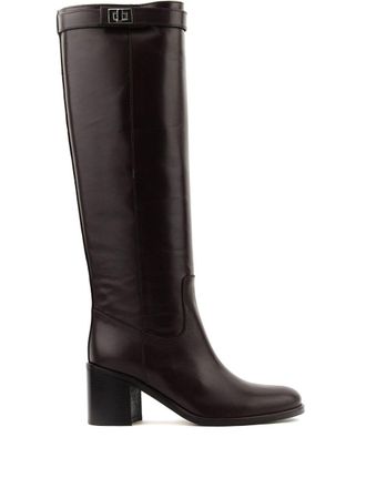 PAUL WARMER 65 mm laarzen met ronde neus - Bruin