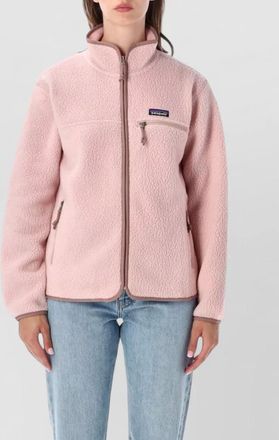 Patagonia recycled fleece stand collar zip jacket