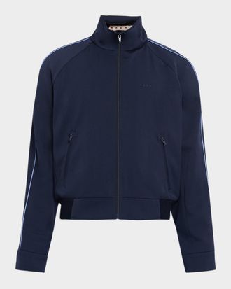 Marni Men & apos;s Wool Zip Track Jacket
