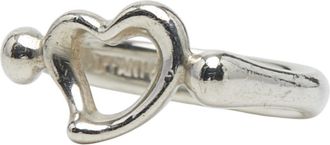 Tiffany & Co. Open Heart Silver Silver 925 Band Ring (Pre-Owned)