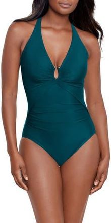 Miraclesuit Razzle Dazzle Bling One-Piece Swimsuit in Nov at Nordstrom Rack, Size 10