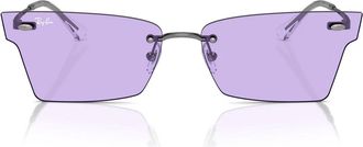 Ray-Ban Sunglasses Rb3730 004/1 A Xime Silver/Purple Unisex