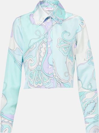 Pucci Camicia Orchidee in seta