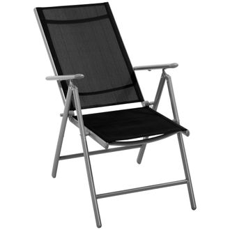 OUTSUNNY Sedia Da Giardino Pieghevole Con Schienale Regolabile
