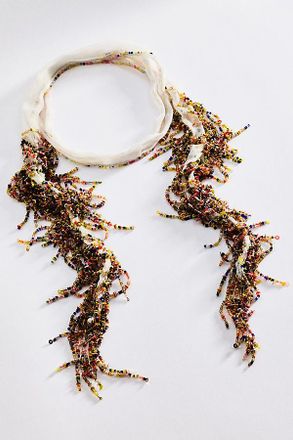 Chan Luu Beaded Skinny Scarf