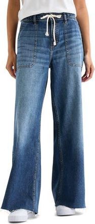 Lucky Brand Wide Leg Drawstring Jeans in Sassafras - Cut at Nordstrom Rack, Size X-Large