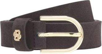 HUGO BOSS Madison Riem - Dames - Riemen - Zwart - 90 CM - Leer - Accessoires