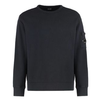 C.P. Company C.p. Company, Heren, Sweatshirts & Hoodies, Blauw, Maat: XL Katoen