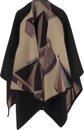 Ferragamo Dames, Jassen, Zwart, Maat: ONE Size Wol