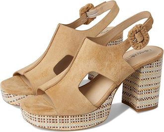 Life Stride Audra Strappies High Womens Heels Cuoio Taupe Fabric : 6.5 W (C), Leather/Synthetic