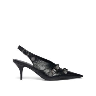 Balenciaga Cagole Slingback Pumps