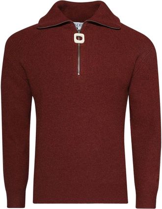 J.W.Anderson Maglione a coste - Rosso
